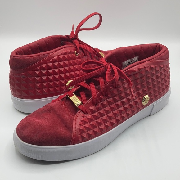 Nike Lebron XIII Lifestyle Mid Top Sneakers Shoes Gym Red Gold Men's Siz… - Picture 4 of 17